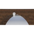 Ceiling Mount Bracket for Beams  12 to 50cm White