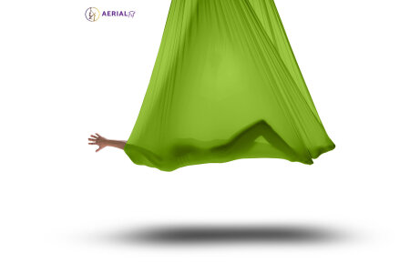 Aerial Yoga Hammock 2,8 m x 3,8 m green