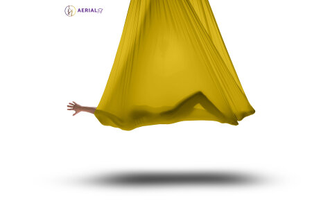 Aerial Yoga Hammock 2,8 m x 3,8 m yellow