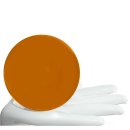 Acrylball orange milchig