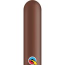 Modellierballons im 50er Pack - Qualatex Chocolate Brown