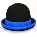 Jonglierhut Melone Juggle Dream schwarzer Hut und blaues...