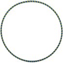 Faltbarer Hoop-Reifen (90cm) schwarz / lila-glitzer