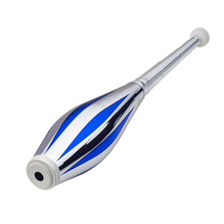 Jonglierkeule Classic Short Achteldeko Metallic blau