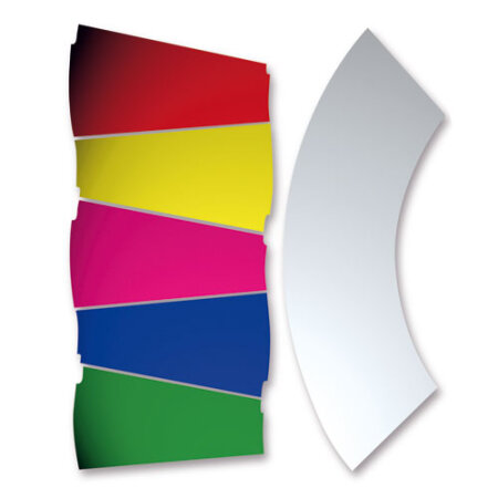 Keule Dekosatz Europ Albatros metallic silber
