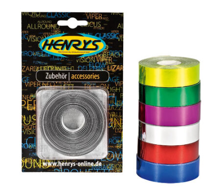 Keule Dekoband 10m-Rolle metallic blau