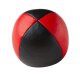 Jonglierball Henrys Beanbag Premium, glatt, 85 g, 58 mm (klein) schwarz-rot