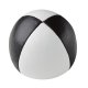 Jonglierball Henrys Beanbag Premium, glatt, 125 g, 67 mm (mittel) schwarz-weiß