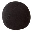 Jonglierball Henrys Beanbag Premium, velours, 125 g, 67 mm (mittel) schwarz