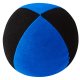 Jonglierball Henrys Beanbag Premium, velours, 125 g, 67 mm (mittel) schwarz-blau