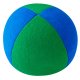 Jonglierball Henrys Beanbag Premium, velours, 125 g, 67 mm (mittel) blau-grün