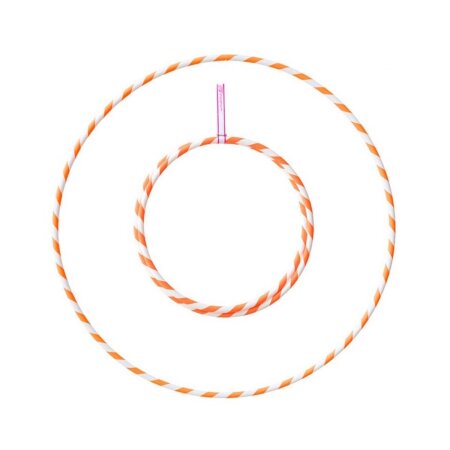Hoop Perfect Hoop Ø16mm x Ø85cm - Foldable white-orange
