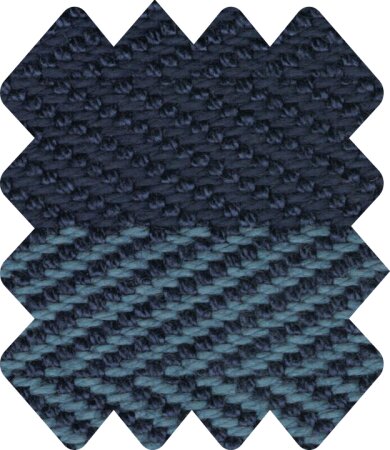 Straps for Professionals 3,5 m silver 15 twisted Blue