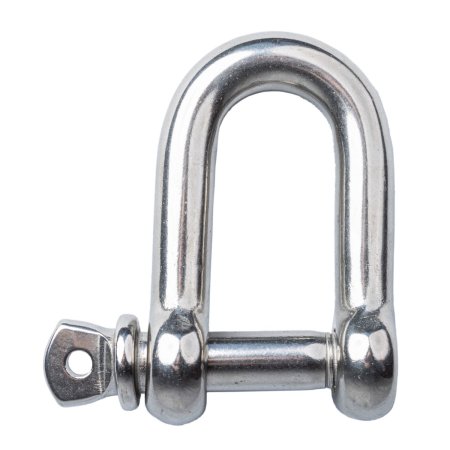 Stainless steel shackle with payload of 2750 kg
