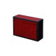 Cigarbox Brocaded/Glitter red