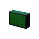 Cigarbox Brocaded/Glitter green