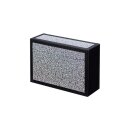 Cigarbox Brocaded/Glitter silver
