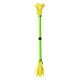 Flowerstick von Juggle Dream Neo UV, 65 cm, 190 g (Set) Stab Gelb, Quasten blau