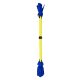 Flowerstick by Juggle Dream Neo UV, 65 cm, 190 g (Set) green stick, yellow tassels