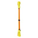 Flowerstick by Juggle Dream Neo UV, 65 cm, 190 g (Set) pink stick, purple tassels