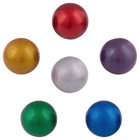Jonglierball - Stageball Glitzer von Circus Budget 80 mm, 150 g Grün
