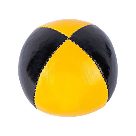 Juggling balll - Thud Beanbag by Circus Budget, 65 mm, 120 g Black-Yellow