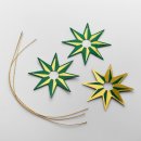 Star Twinky Set of 3 green gold