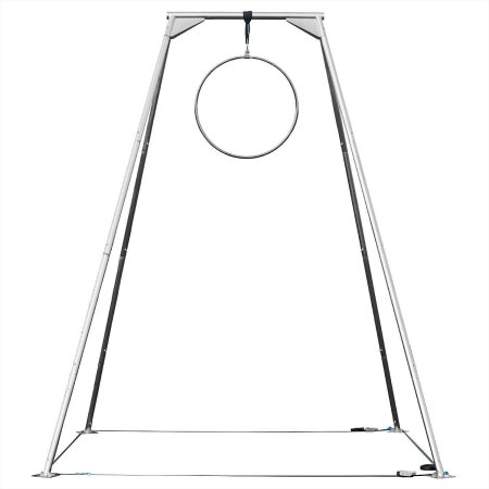 Mobiles Gestell/ A-Frame klein für Luftartistik 2,77 m silbern verzinkt