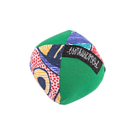 Juggling Ball - Indoor Juggling Ball by Tsirkuspood green & patterned