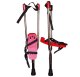 Stilts by ACTOY for circus and leisure time Red for adults/large children, up to 80 kg