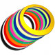 Jonglierring MB 24 cm schwarz