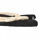 Single-Trapeze 60 cm (up to 1,84 m body height) 2 m black Cotton - white 24mm