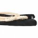 Single-Trapeze 60 cm (up to 1,84 m body height) 2,5 m black Cotton - white 24mm