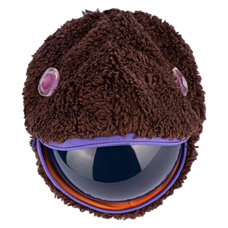 Funny protective bags for acrylic balls light brown