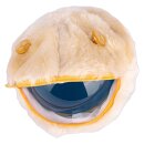 Funny protective bags for acrylic balls light brown