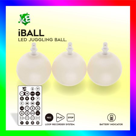 LED Jonglierball iBall RGB-IR von K8malabares