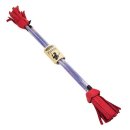 Picasso Flower Stick stick blue-silver with pattern, tassles red