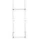 Vertical Double Trapeze, 55cm,  rope 1.60m + 2m
