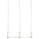 Double trapeze horizontal, 2 x 55 cm, 2.5 m rope length