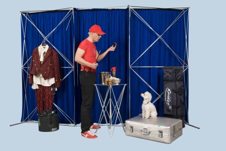 Circus curtain - Flex Combo with entrance