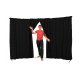 Circus curtain - Evoflex Combo with Entrance  black-black