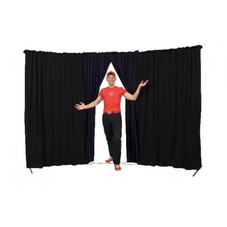 Circus curtain - Evoflex Combo with Entrance  black-dark blue