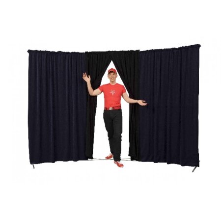 Circus curtain - Evoflex Combo with Entrance  dark blue-black