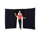 Circus curtain - Evoflex Combo with Entrance  dark blue-black