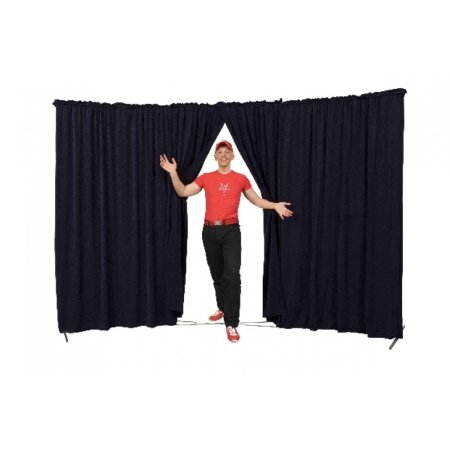 Circus curtain - Evoflex Combo with Entrance  dark blue-dark blue