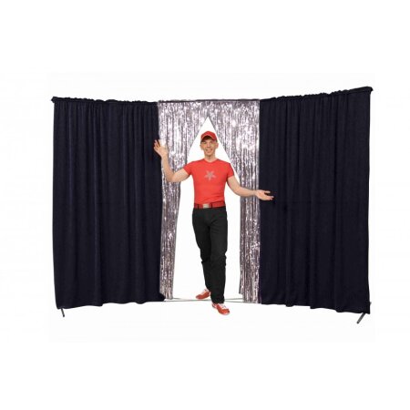Circus curtain - Evoflex Combo with Entrance  dark blue-glitter