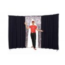 Circus curtain - Evoflex Combo with Entrance  dark blue-glitter