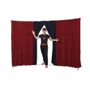 Circus curtain - Evoflex Combo with Entrance  burgundy-black