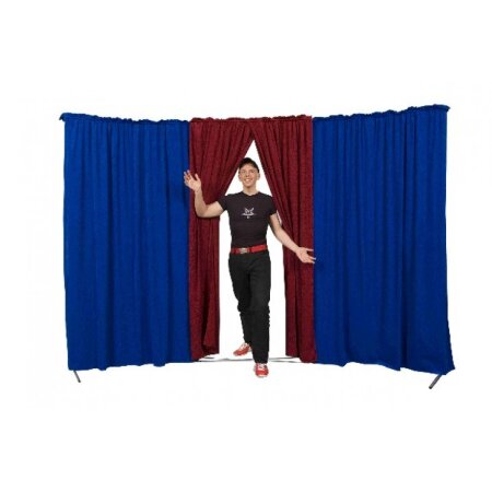 Circus curtain - Evoflex Combo with Entrance  royal blue-burgundy