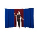 Circus curtain - Evoflex Combo with Entrance  royal blue-burgundy
